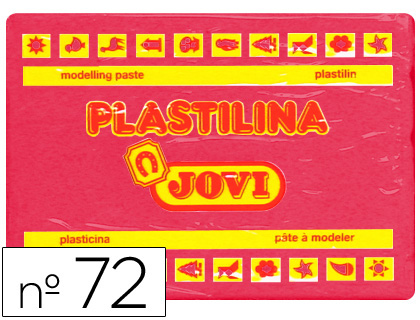 Barra 350g. plastilina Jovi 72 rubí